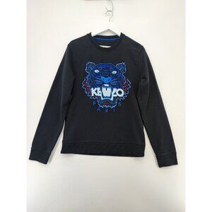 Kenzo Men's Paris Embroidered Tiger Logo Long Sleeve Top Size S